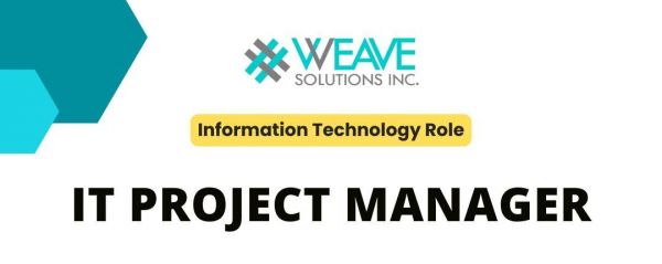 Jobtalk - IT Project Manager vacancy in Makati! Hiring by Weave Solutions Inc.