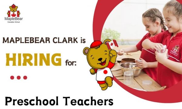 Jobtalk - Preschool Teacher vacancy in Angeles City! Hiring by MapleBear Canadian School