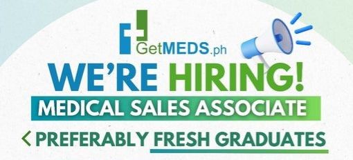 Jobtalk - Medical Sales Representative needed for  field work in Metro Manila area