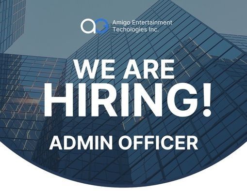 Jobtalk - Admin Officer vacancy in Bonifacio Global City! Hiring by Amigo Entertainment Technologies, Inc.