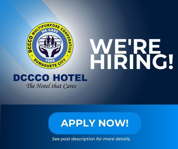Jobtalk - Housekeeping Supervisor vacancy in Dumaguete City! Hiring by DCCCO Hotel