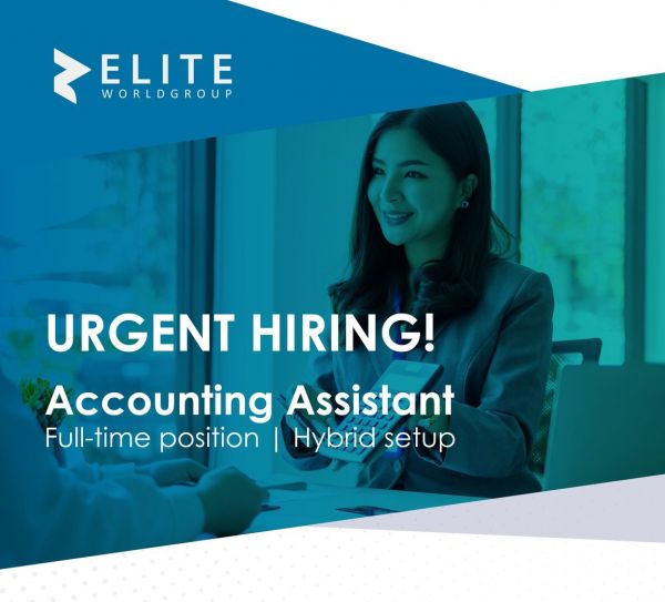 Jobtalk - Elite Translations Philippines looking for Accounting Assistant, Hybrid setup,  in Quezon City
