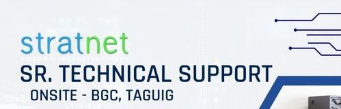 Jobtalk - Senior Technical Support Specialist vacancy in Bonifacio Global City! Hiring by Strategic Networks Inc.
