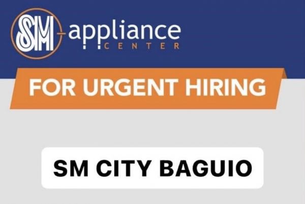 Jobtalk - Stock Clerk vacancy in Baguio City! Hiring by SM Appliance Center