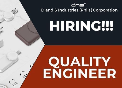 Jobtalk - Quality Engineer vacancy in Tanza! Hiring by D and S Industries (Phils.) Corporation