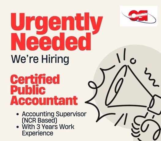 Jobtalk - Accounting Supervisor vacancy in Pasig! Hiring by Omnibus Sistemas Inc.