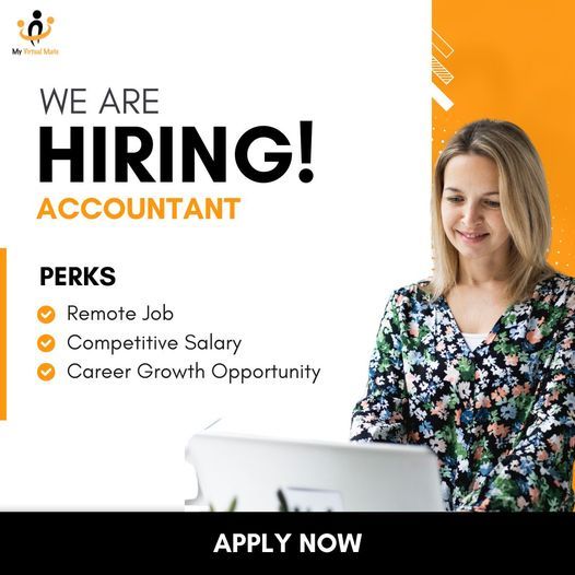 Jobtalk - Accountant, Work from home (WFH)  for My Virtual Mate