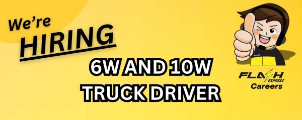 Jobtalk - Truck Driver vacancy in Sta. Rosa City! Hiring by Flash Express Philippines