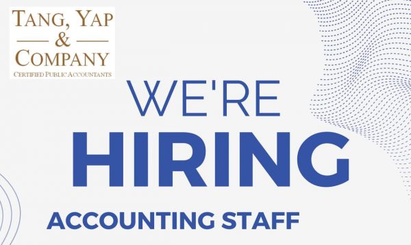 Jobtalk - Accounting Staff vacancy in Tondo! Hiring by Tang, Yap And Co.