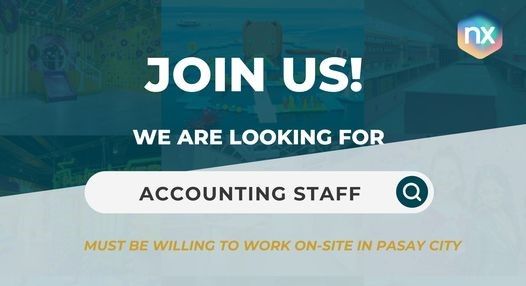 Jobtalk - Accounting Staff vacancy in Pasay! Hiring by The Nextperience Group