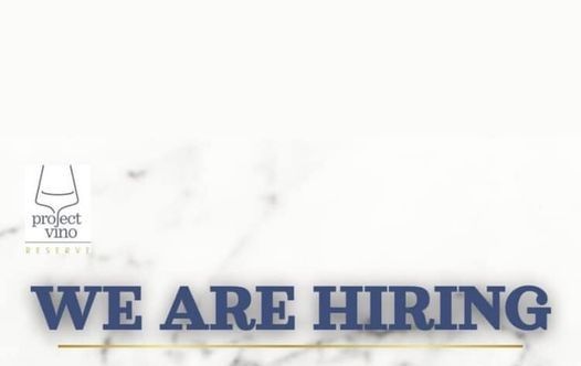 Jobtalk - F&B Server vacancy in Makati! Hiring by Project Vino