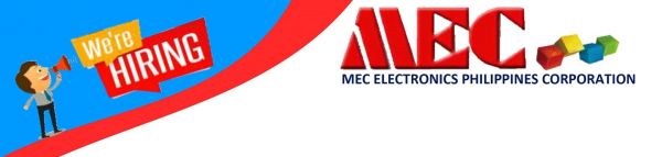 Jobtalk - Sales Assistant vacancy in Rosario! Hiring by MEC Electronics Philippines Corporation